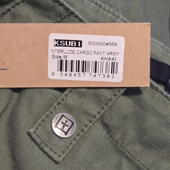 KSUBI Womens Army Green High Rise Interlude Ankle Cargo Pants Size Medium - Picture 12 of 14